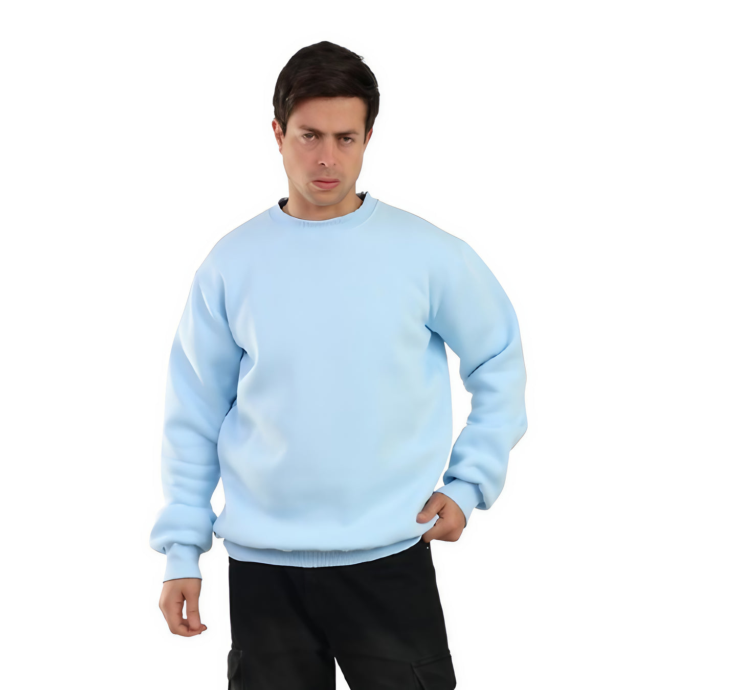 DA VA 100% Cotton Crewneck Uni-Sex Sweatshirt