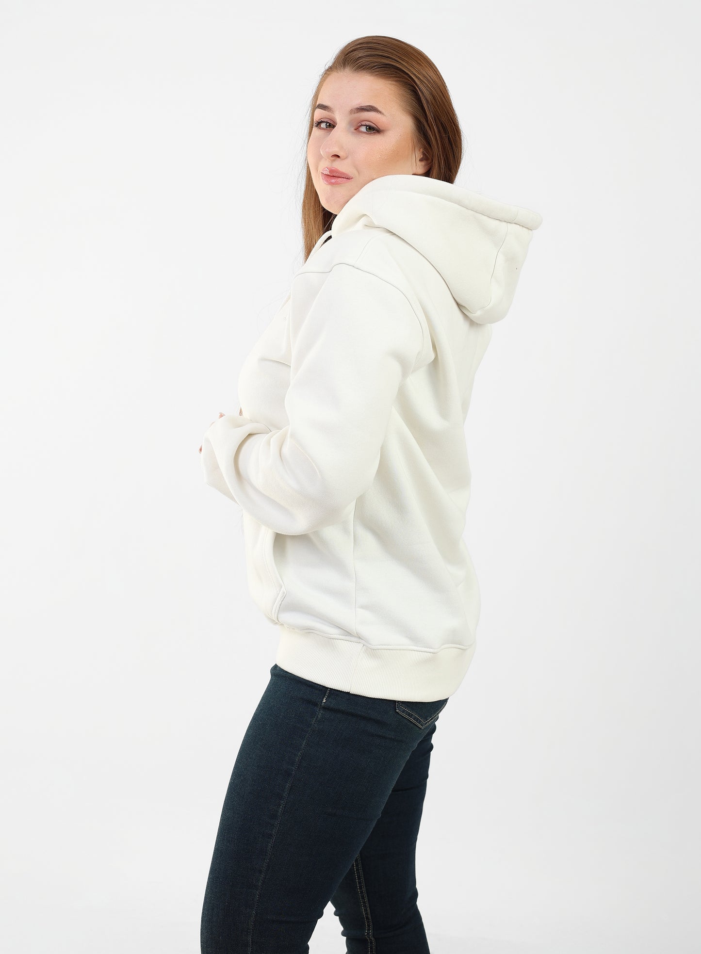 DA VA Unisex 100% Cotton Hoodie Sweatshirt – Soft Casual Pullover, Long Sleeve Classic Fit, Lightweight Everyday Hoodie