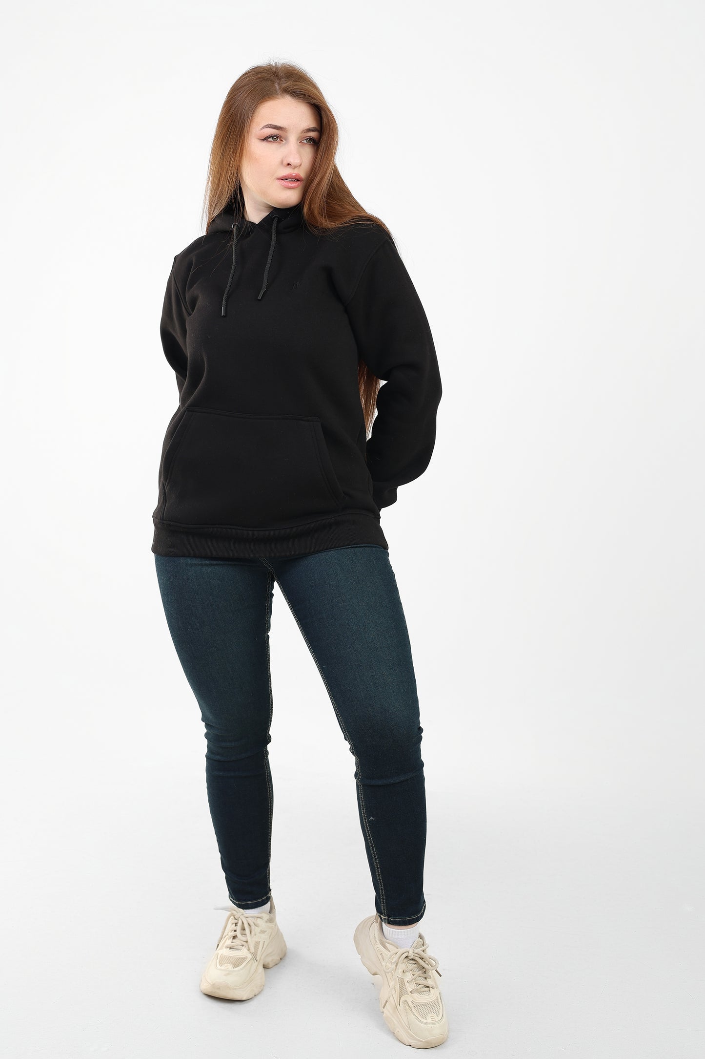 DA VA Unisex 100% Cotton Hoodie Sweatshirt – Soft Casual Pullover, Long Sleeve Classic Fit, Lightweight Everyday Hoodie