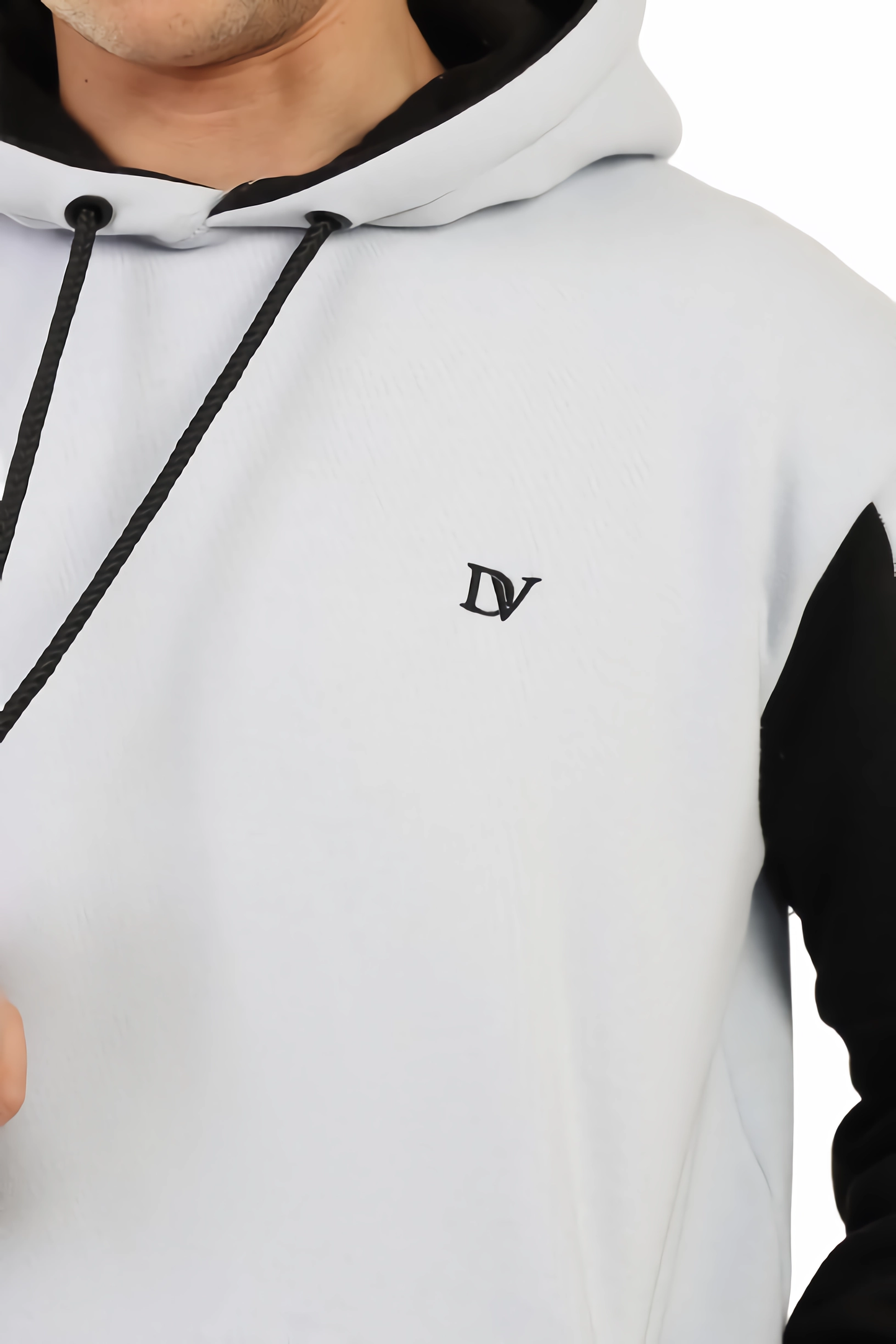 DA VA Unisex 2-Color Cotton Hoodie Sweatshirt – Soft Casual Pullover, Long Sleeve Classic Fit, Lightweight Everyday Hoodie